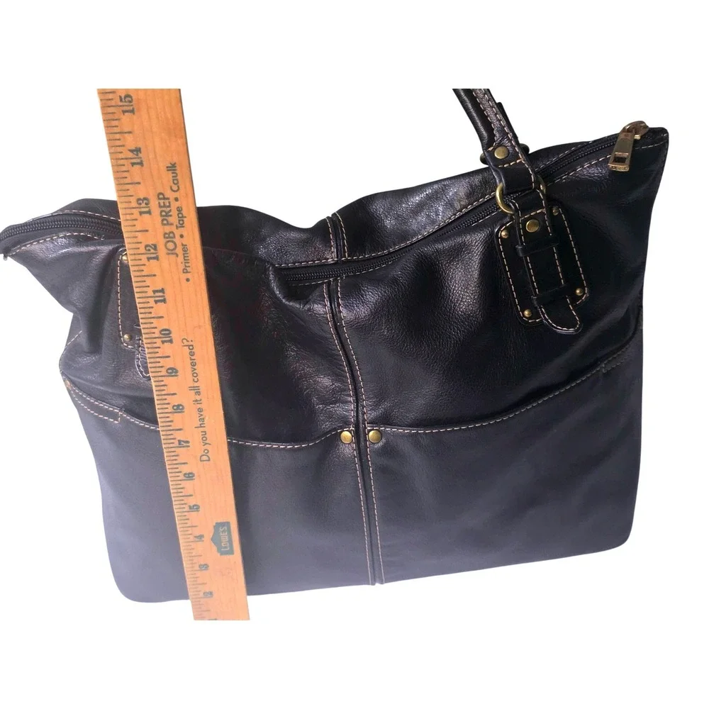 Vintage Fossil Hobo Pebbled Leather Tote Shoulder Bag ZB2544